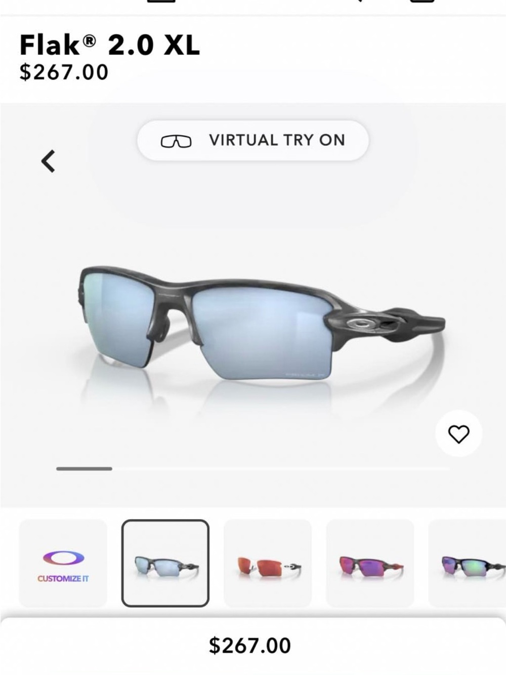 Oakley Flak 2.0 XL Sunglasses — Matte Black Frame with Blue Mirrors